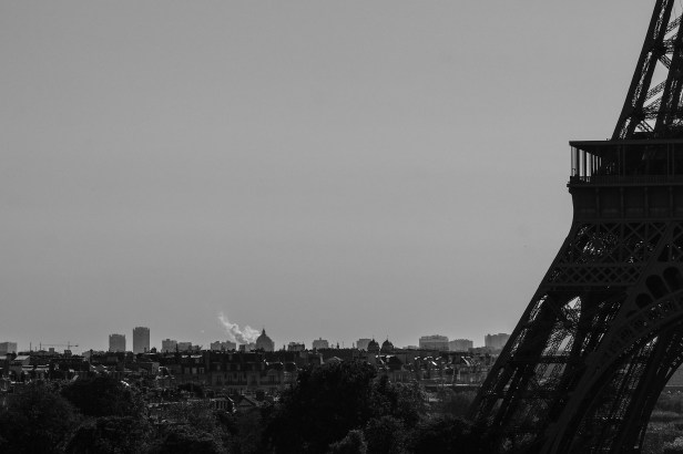 Eiffel Tower in B&amp;W